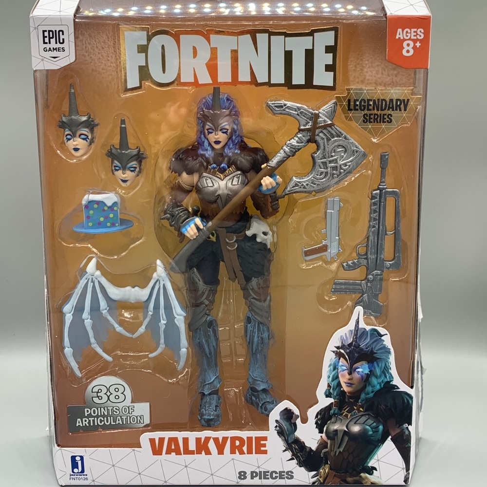 Fortnite Valkyrie 8 piece toy set never opened